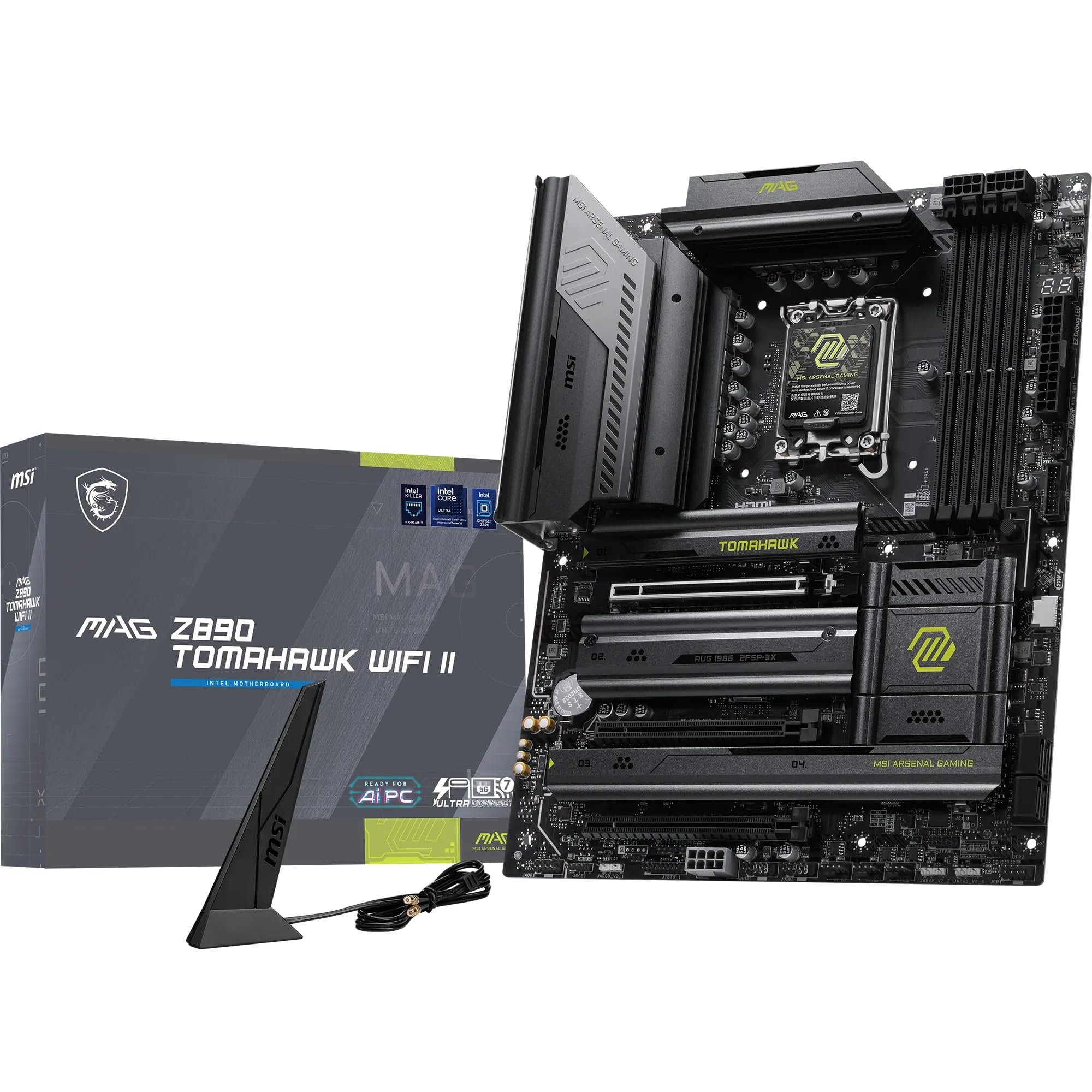 Amazon.com: MAG Z890 Tomahawk WiFi II Motherboard, ATX - Supports